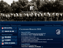 Tablet Screenshot of bellamar.com.ar